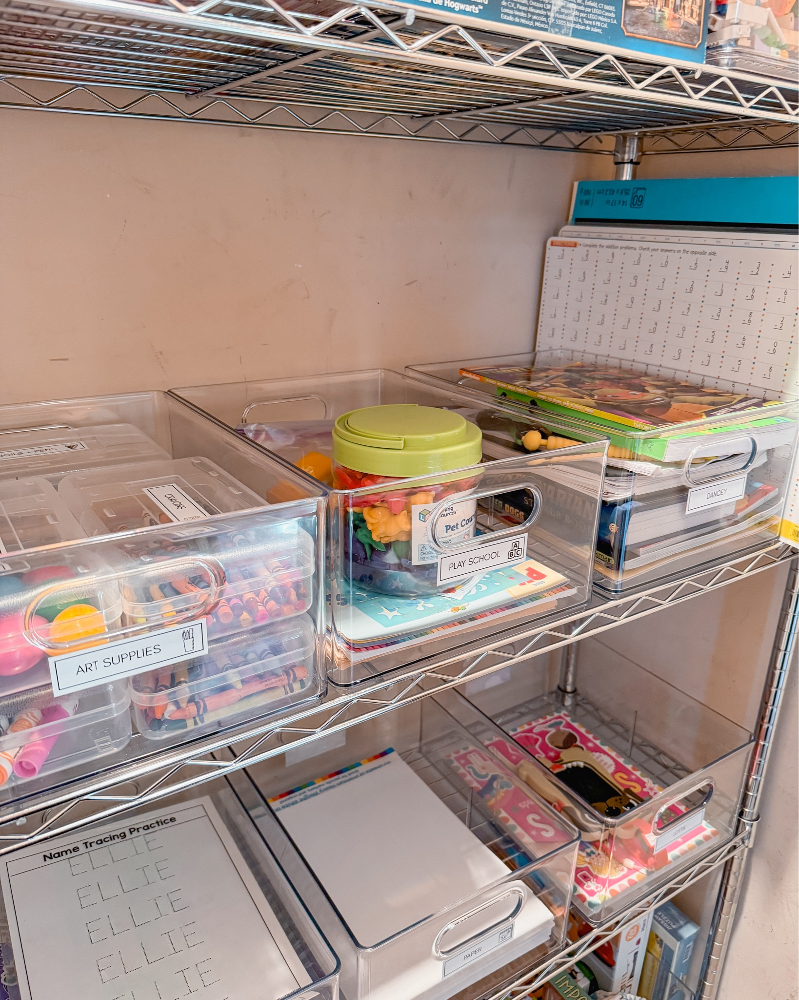 Game + craft closet✨

#LTKFamily #LTKHome #LTKKids