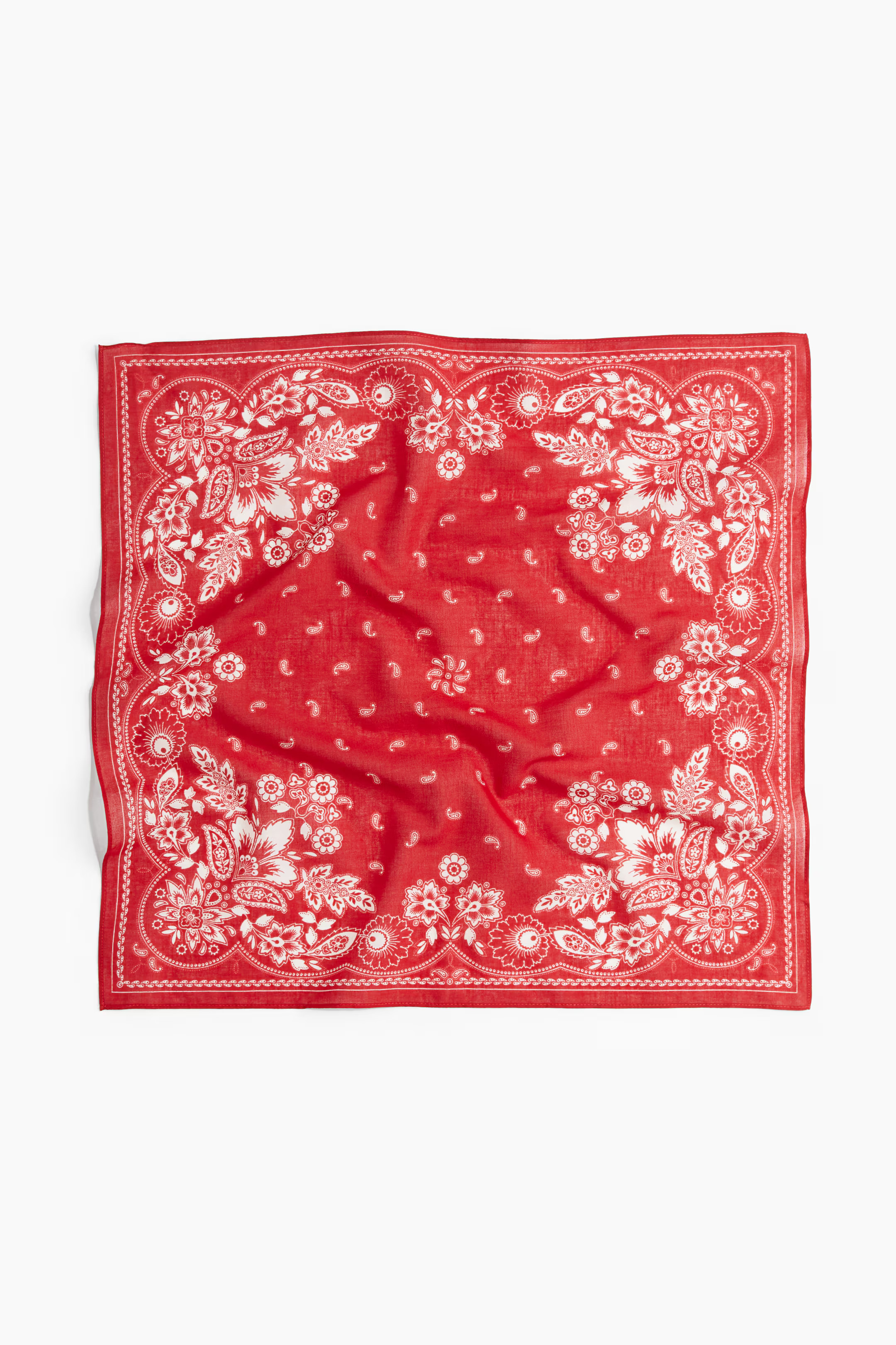 Patterned cotton scarf | H&M (UK, MY, IN, SG, PH, TW, HK)