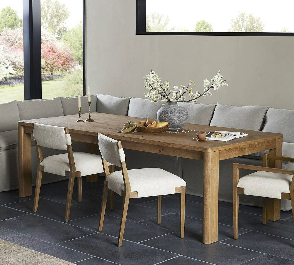 Bedrock Extendable Dining Table (96"-116") | Pottery Barn (US)