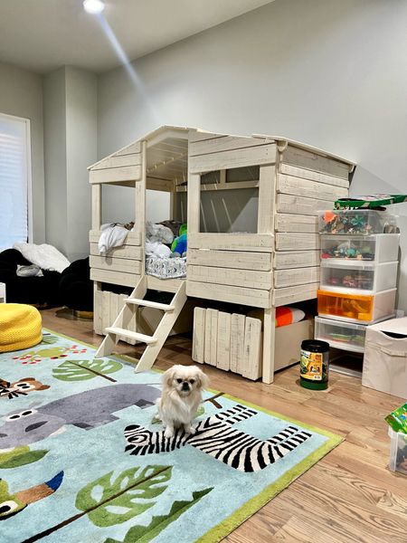 Linking my boys “treehouse” bed that’s inspired by the RH kids bed — but a fraction of the best. Awesome kids bedroom look for less!



#LTKfamily #LTKhome #LTKkids