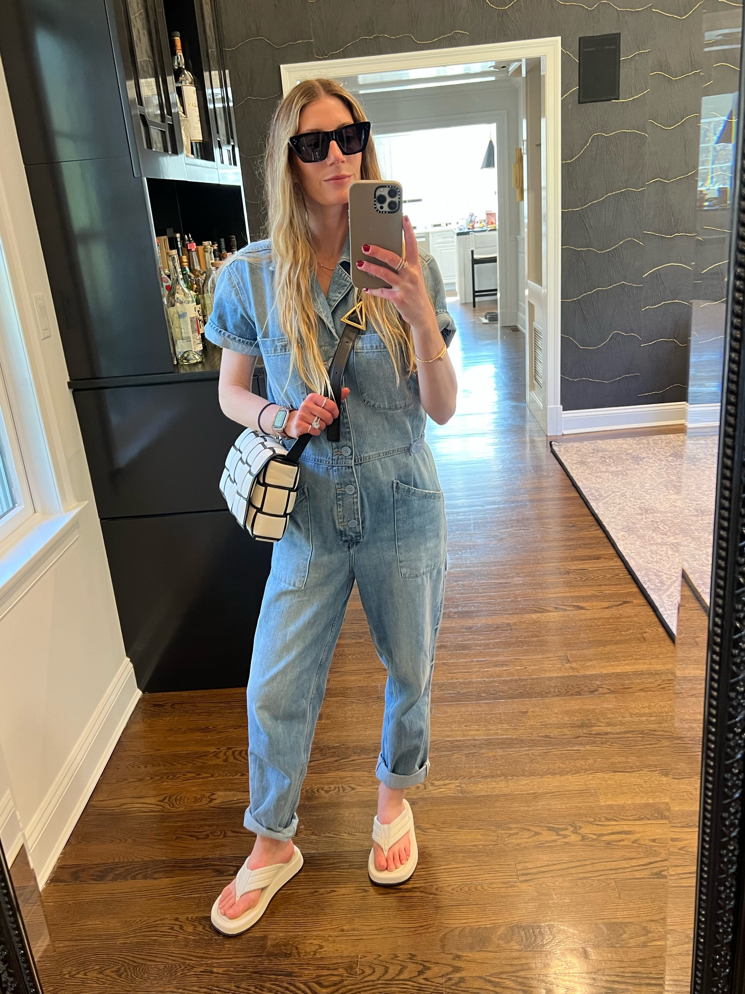 All about that high low mix!
Jumpsuit xs and under $175
Sandals from the row and on sale 40% off! True to size 
Best SUNNIES linked 
Bag linked too! All about linen accessories today  

#LTKSeasonal #LTKshoecrush #LTKstyletip