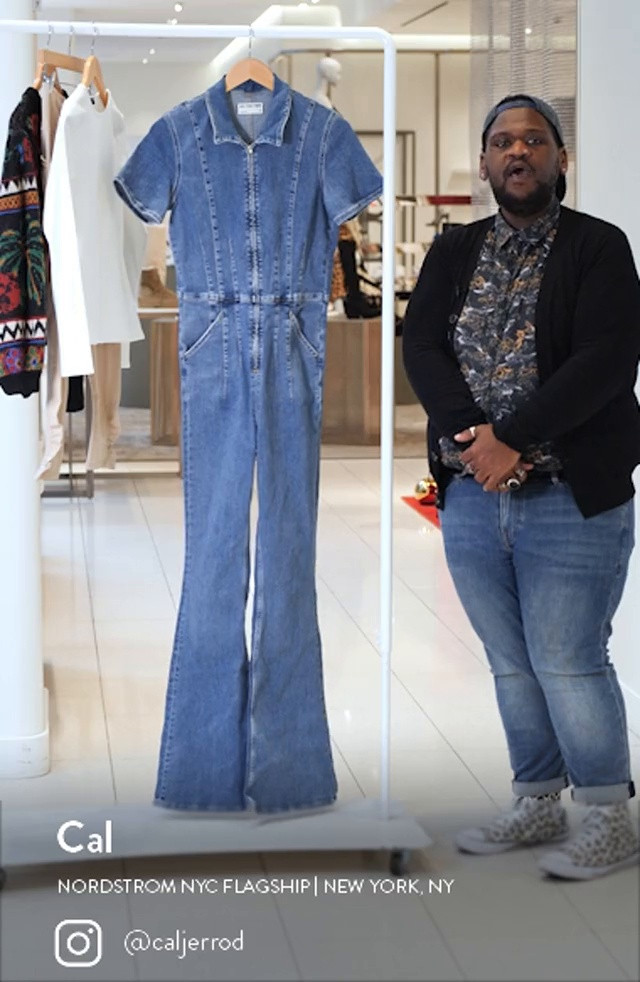 Jayde Denim Flared Jumpsuit | Nordstrom