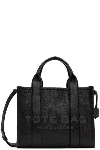 Black 'The Mini Leather Tote Bag' Tote | SSENSE