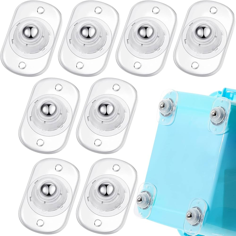 Honoson 8 Pcs Self Adhesive Caster Wheels Appliance Rollers Appliance Sliders for Kitchen 360° S... | Amazon (US)