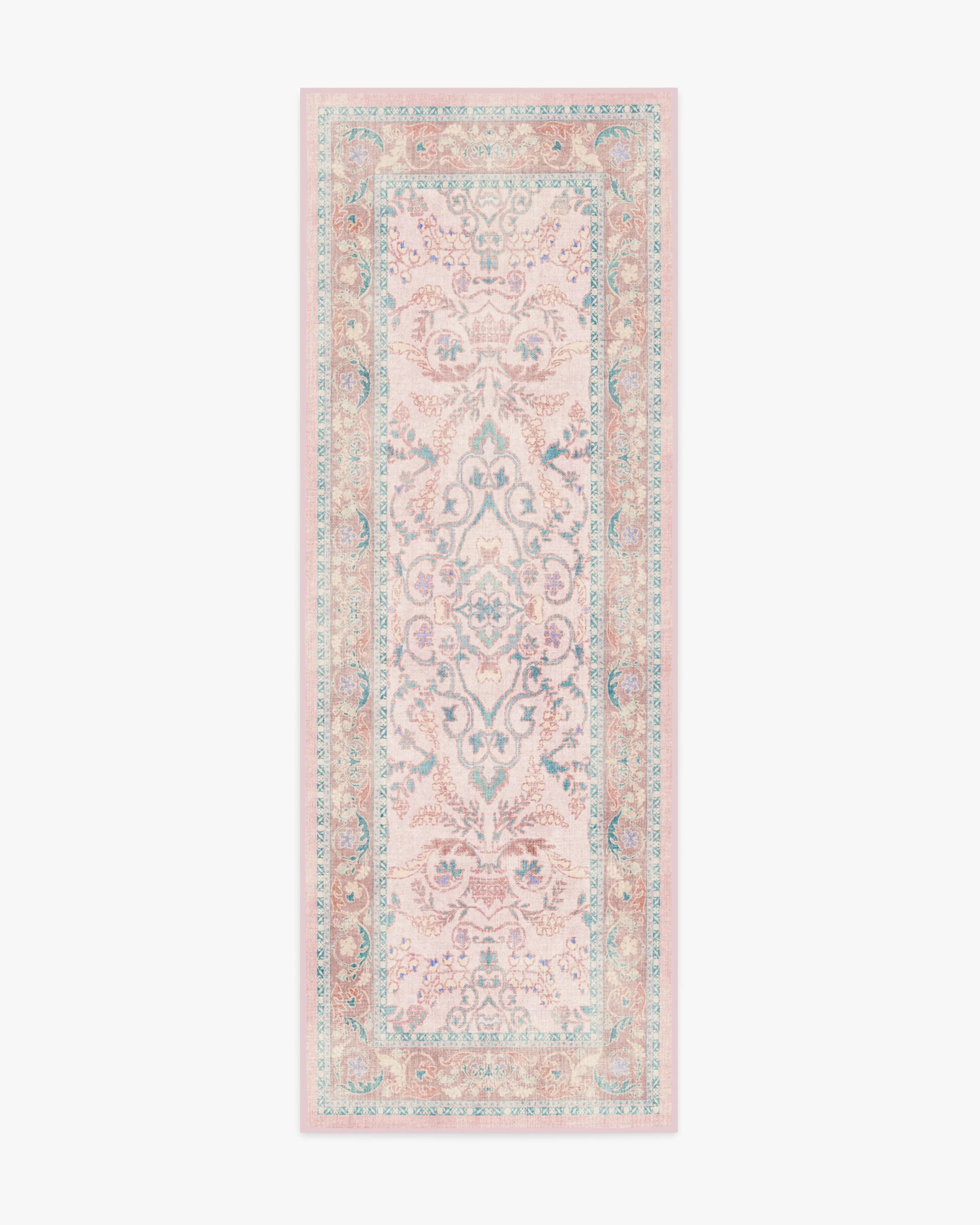 Bridgerton Fit For A Queen Soft Rose Tufted Rug | Ruggable