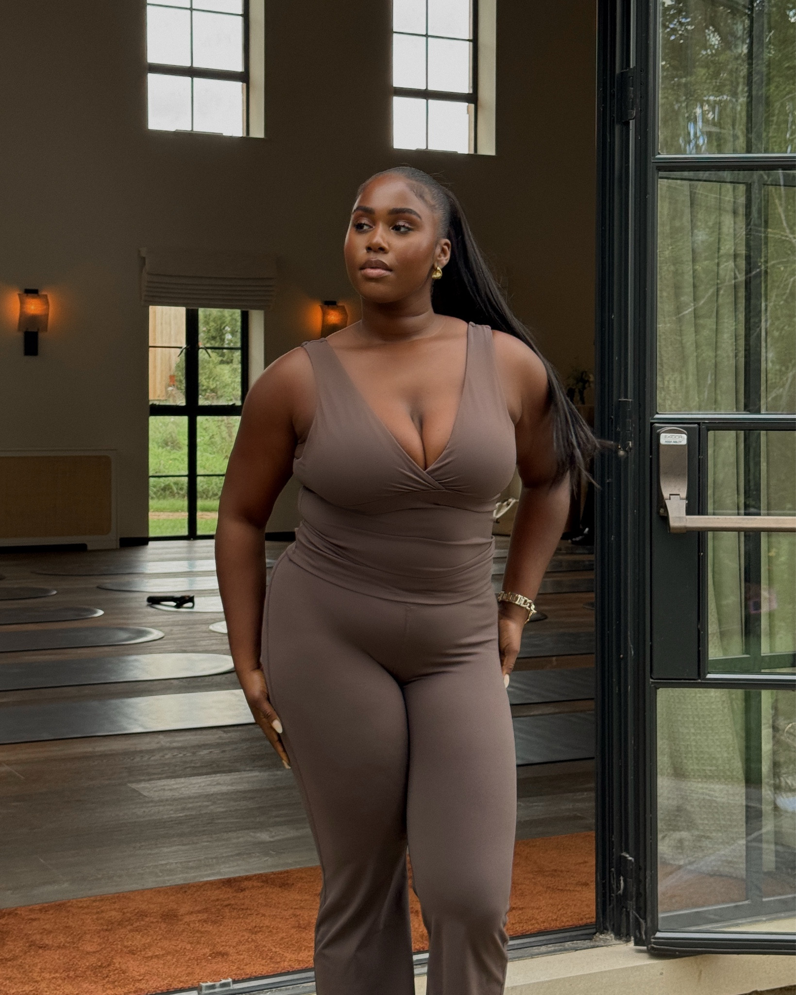TALA pilates outfit. Autumn mocha brown 🍂✨ 

I’m wearing XL in both 

#LTKautumn #LTKfitness #LTKeurope