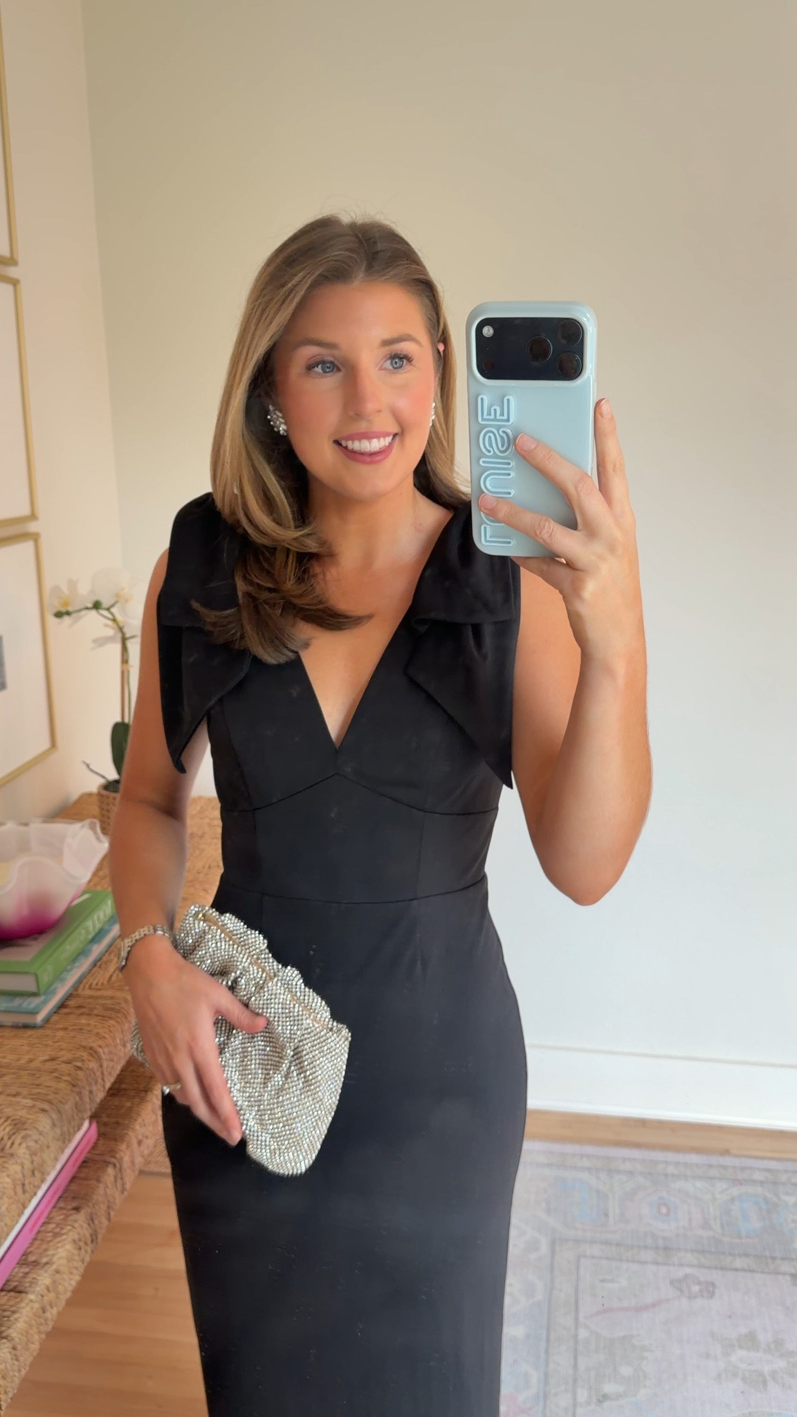 Favorite LBD! Perfect for a fall or winter wedding! Wearing a 2