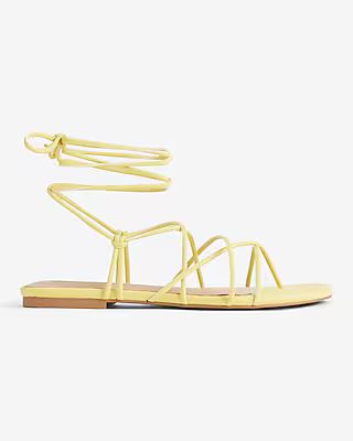 Lace-Up Strappy Sandals | Express
