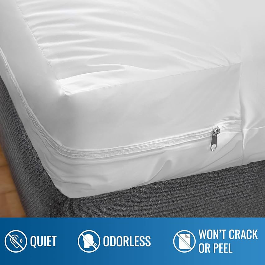 Queen (9-12 in. Deep) SureGuard Mattress Encasement - 100% Waterproof, Bed Bug Proof, Hypoallergenic | Amazon (US)