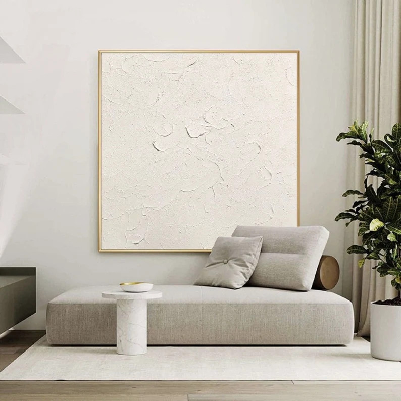 Beige Minimalist Wall Art Beige Canvas Wall Art Beige Wall Art | Etsy UK | Etsy (UK)