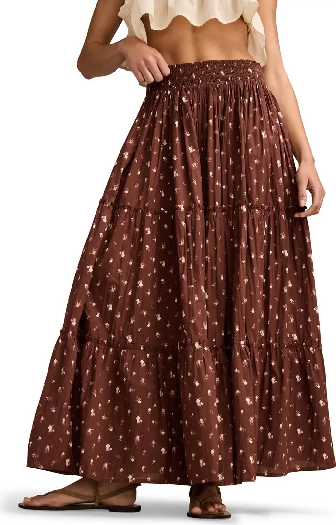 Broomstick Full Tiered Cotton Maxi Skirt | Nordstrom