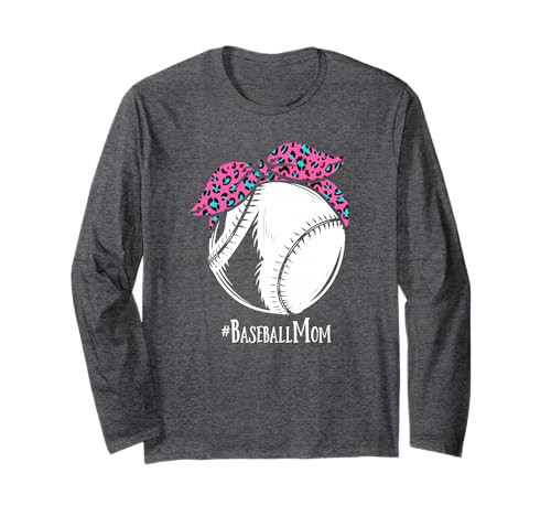 Baseball Mom Long Sleeve T-Shirt | Amazon (US)