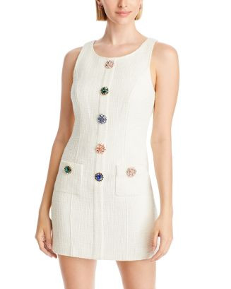 Randi Embellished Button Dress | Bloomingdale's (US)
