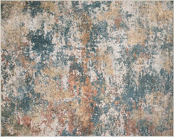 Area Rug Living Room Rugs: 8x10 Indoor Soft Fluffy Rug Abstract Carpet for Bedroom Kitchen Dining... | Amazon (US)
