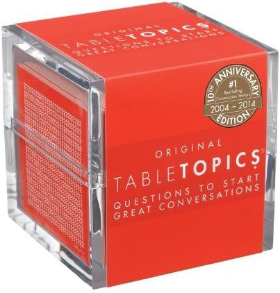Amazon.com: TableTopics Original - 10th Anniversary Edition: Questions to Start Great Conversatio... | Amazon (US)