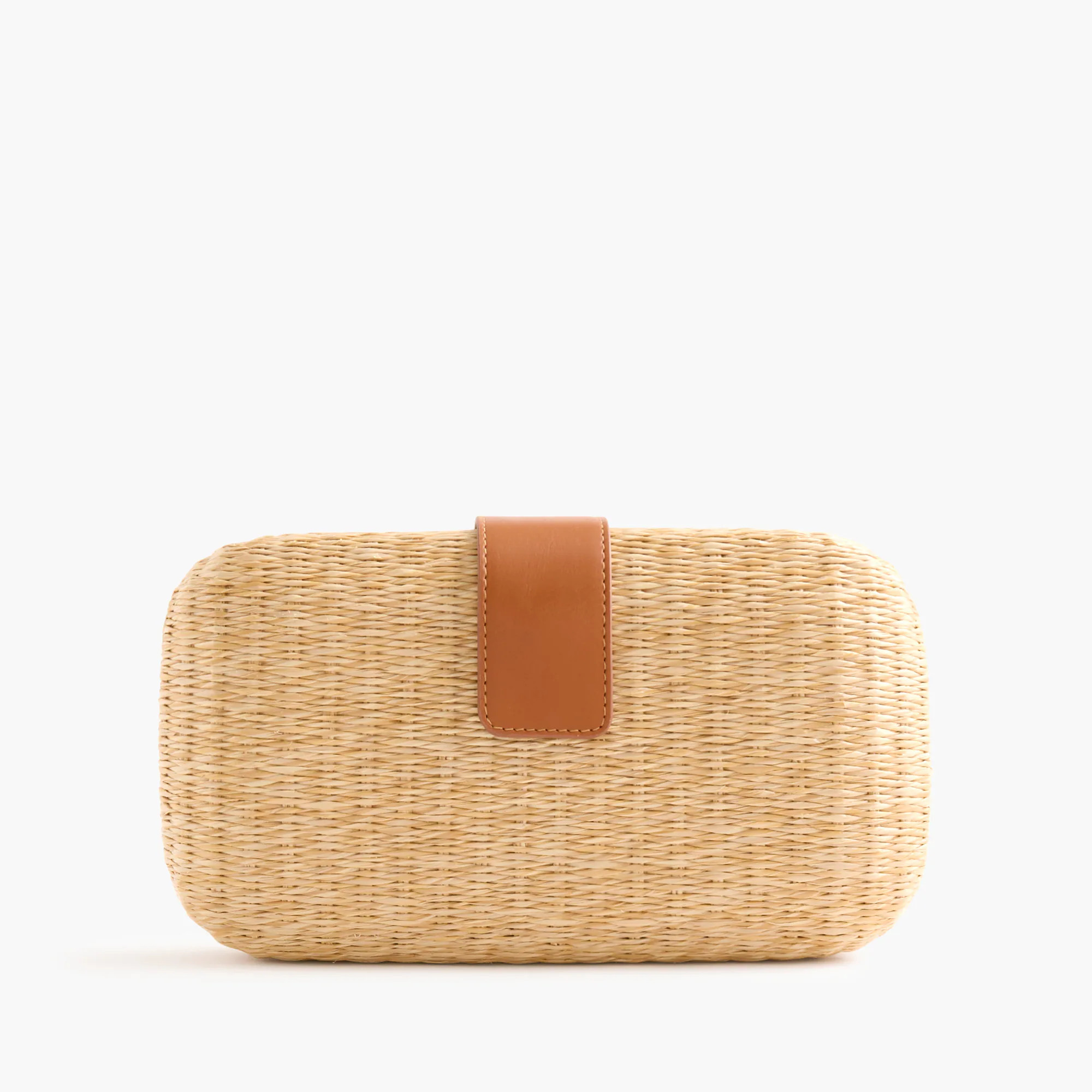 Woven hard-shell clutch | J.Crew Factory