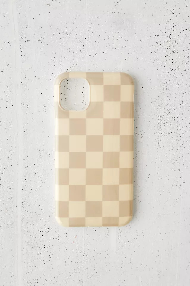UO Neutral Check iPhone Case | Urban Outfitters (US and RoW)