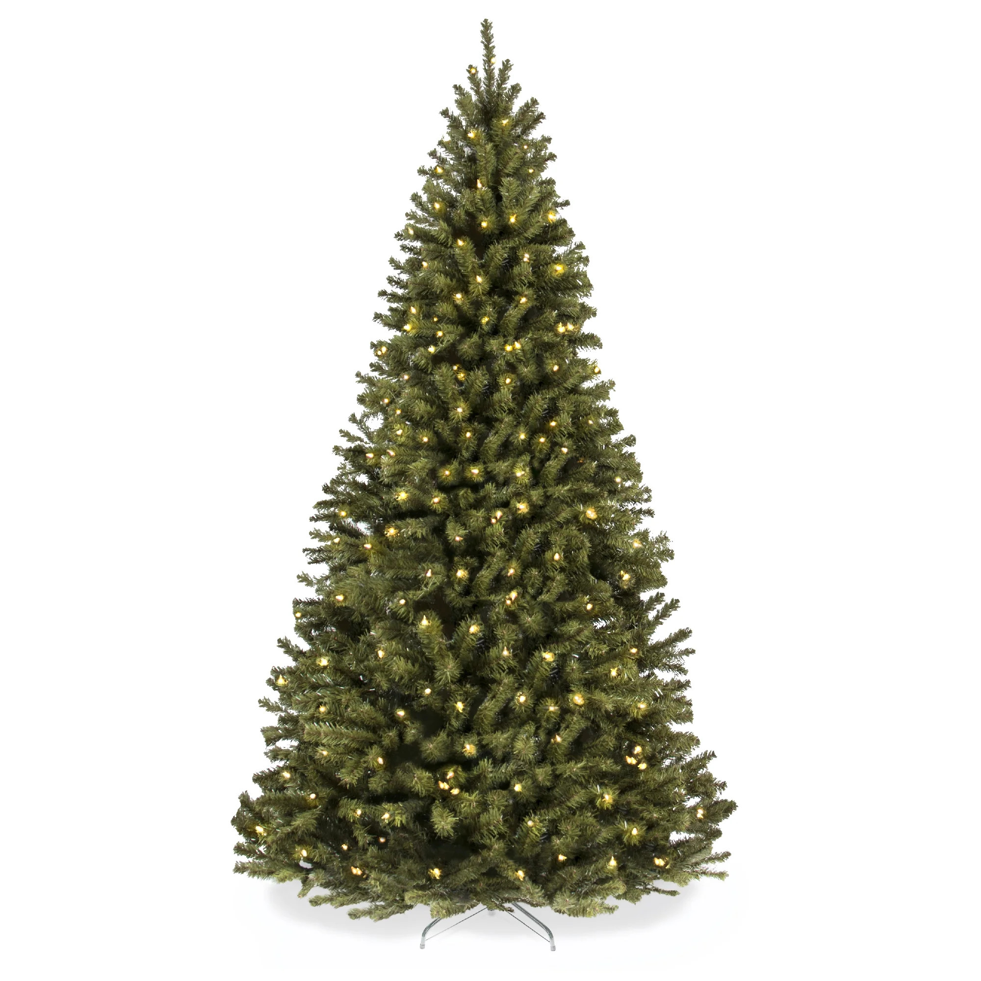 Best Choice Products 9ft Pre-Lit Spruce Hinged Artificial Christmas Tree w/ 900 Incandescent Ligh... | Walmart (US)