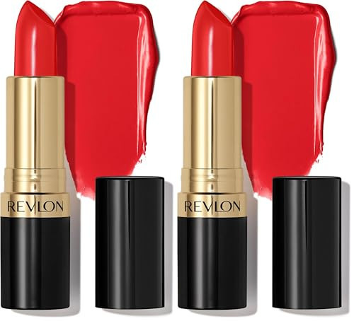REVLON Super Lustrous Lipstick, Fire & Ice, Creamy, 0.15 oz | Moisturizing Formula | Vitamin E Infused | Avocado Oil | Pack of 2 | Amazon (US)