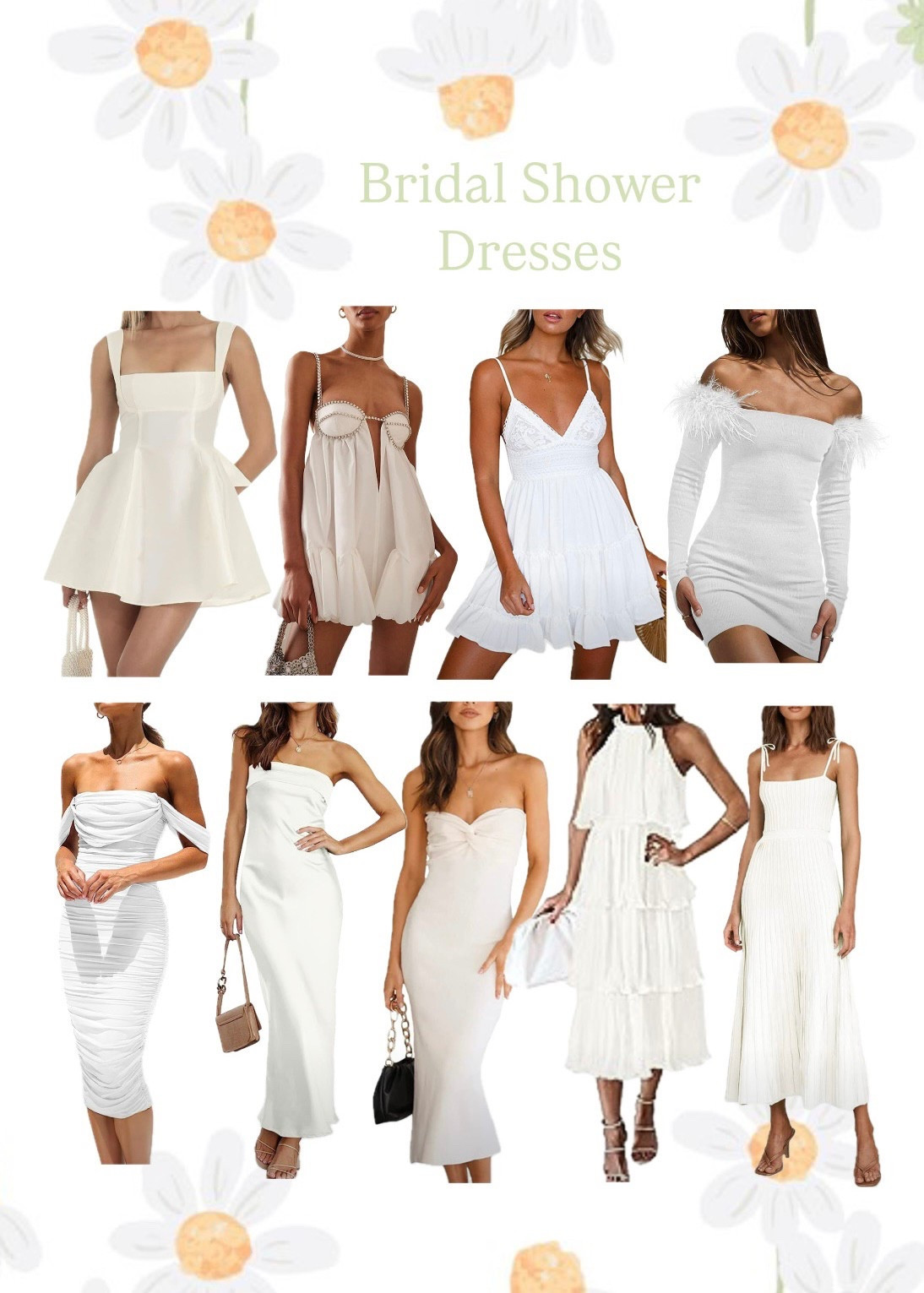 BRIDAL SHOWER 💍 Bridal shower, bridal shower dress, bridal shower dresses, bridal shower inspo, bridal shower inspiration, bridal wardrobe, white dress, white dresses, engagement pictures, formal white dress, formal white dresses, bride, bride to be, 2025 bride, 2025 brides, engagement look, engagement looks, wedding dress, wedding dresses, engagement party, bridesmaid luncheon, bachelorette, rehearsal dinner, reception, after party, 

#LTKWedding #LTKFindsUnder100