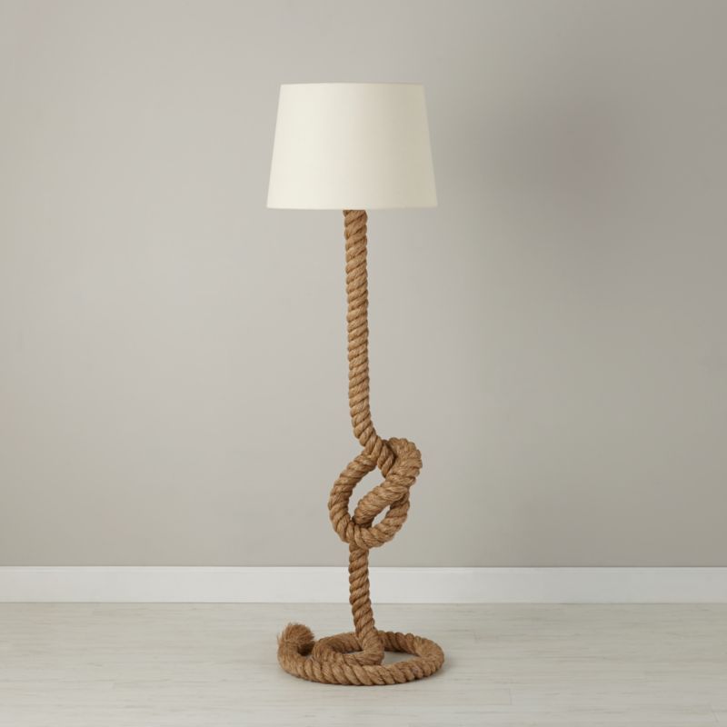 Rope Floor Lamp | Crate & Barrel