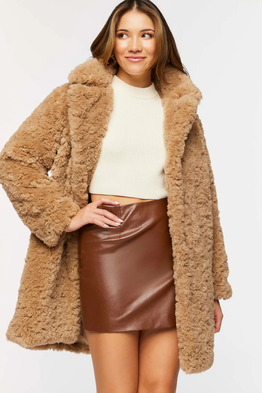 Plush Teddy Coat
– Forever 21 | Forever 21 CA