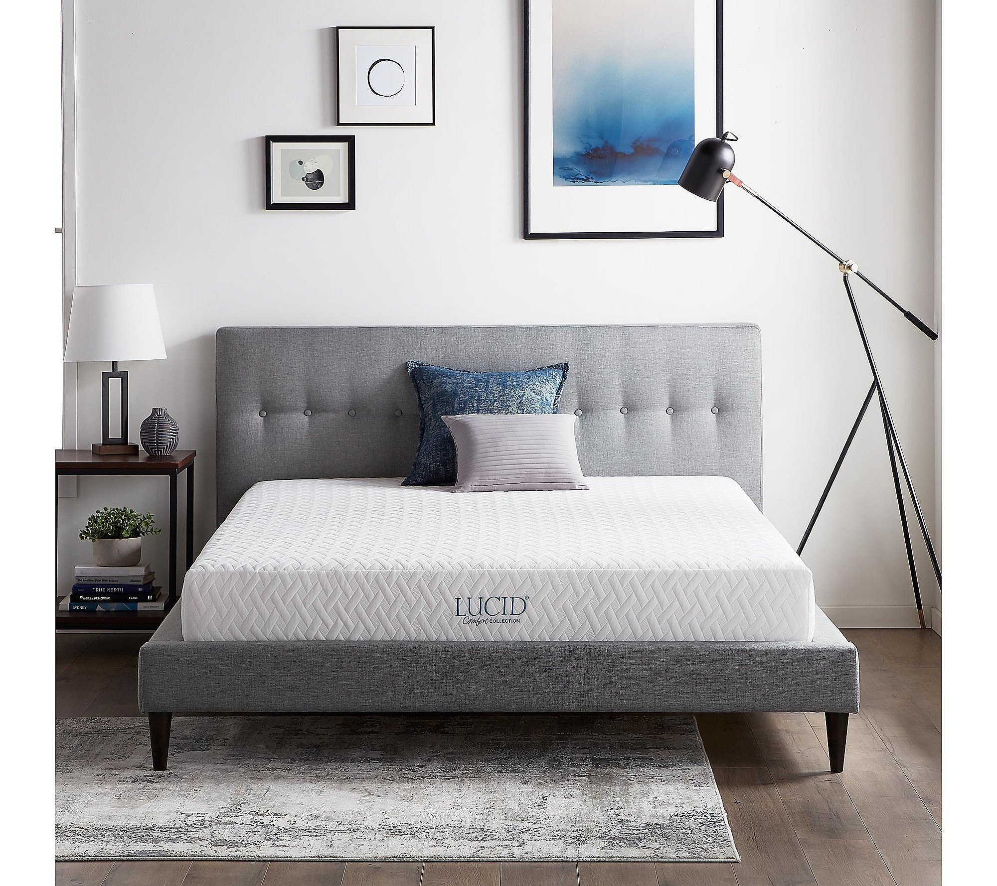 Lucid Comfort Collection 8"" Firm Twin Memory Fo am Mattress | QVC