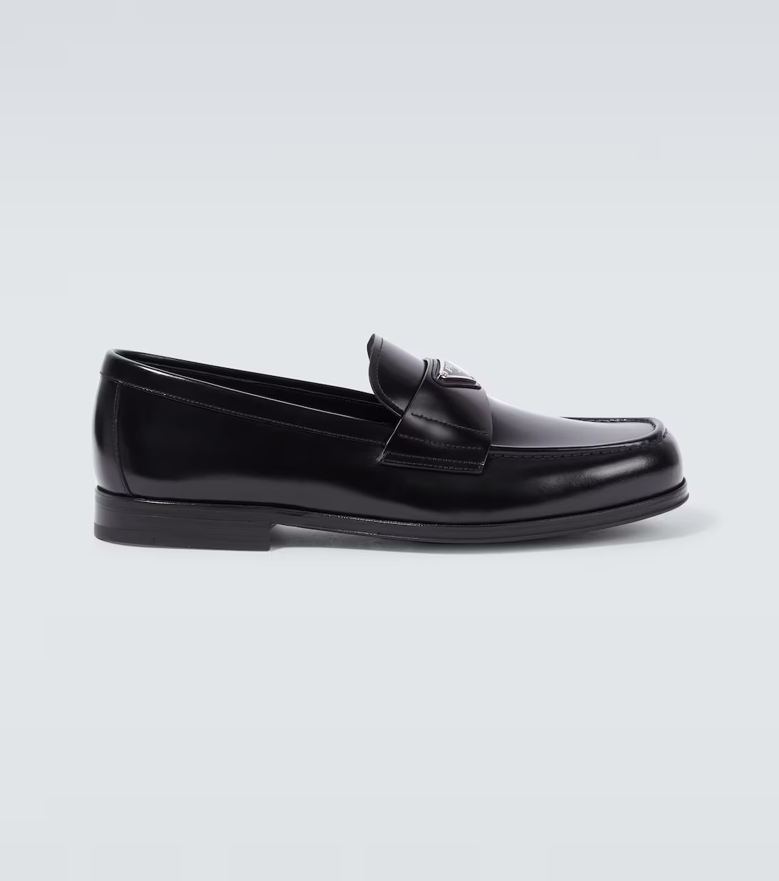 Brushed leather loafers | Mytheresa (INTL)