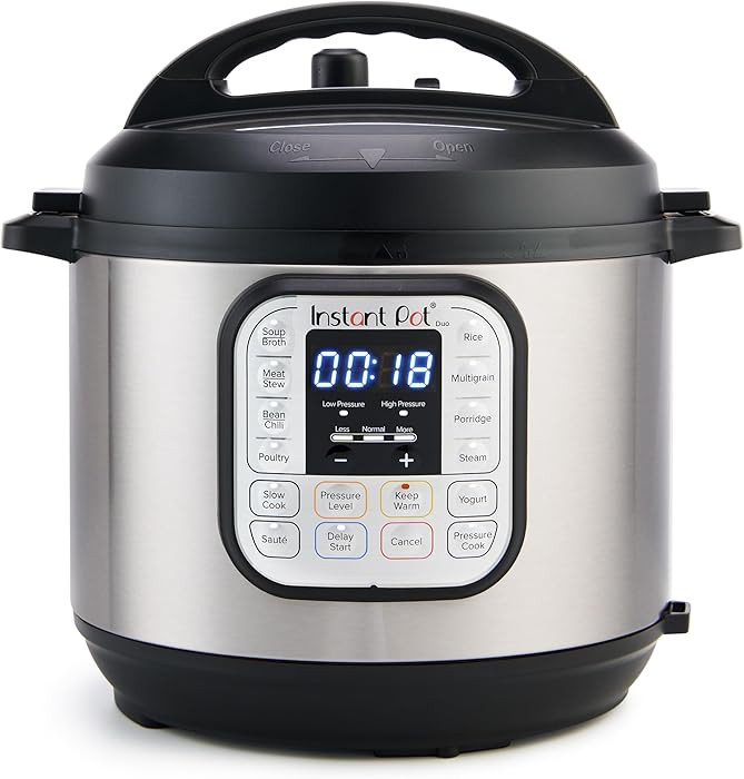 Instant Pot Duo 7-in-1 Electric Pressure Cooker, Slow Cooker, Rice, Steamer, Sauté, Yogurt Maker... | Amazon (US)