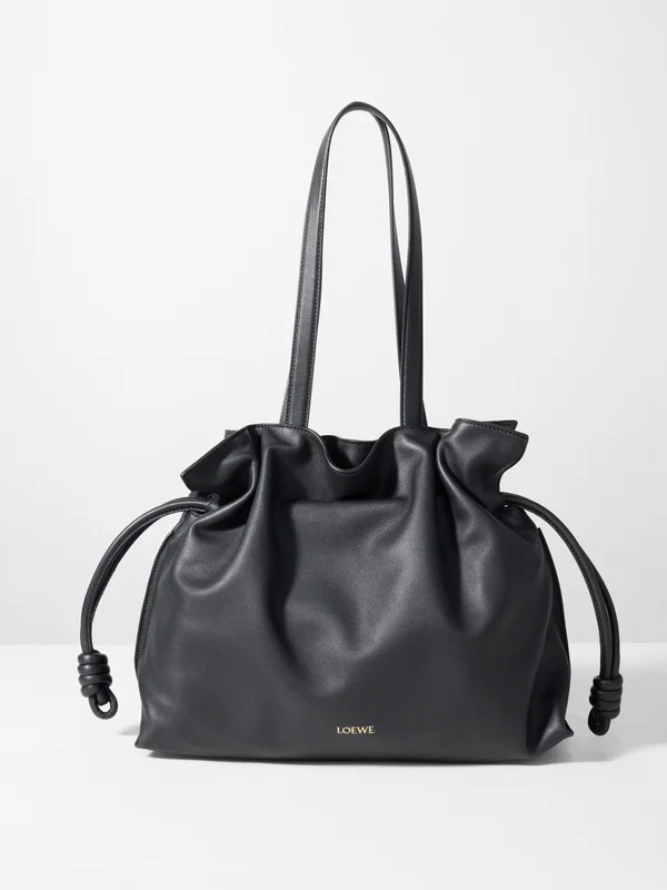 Flamenco large leather shoulder bag | LOEWE | Matches (UK)