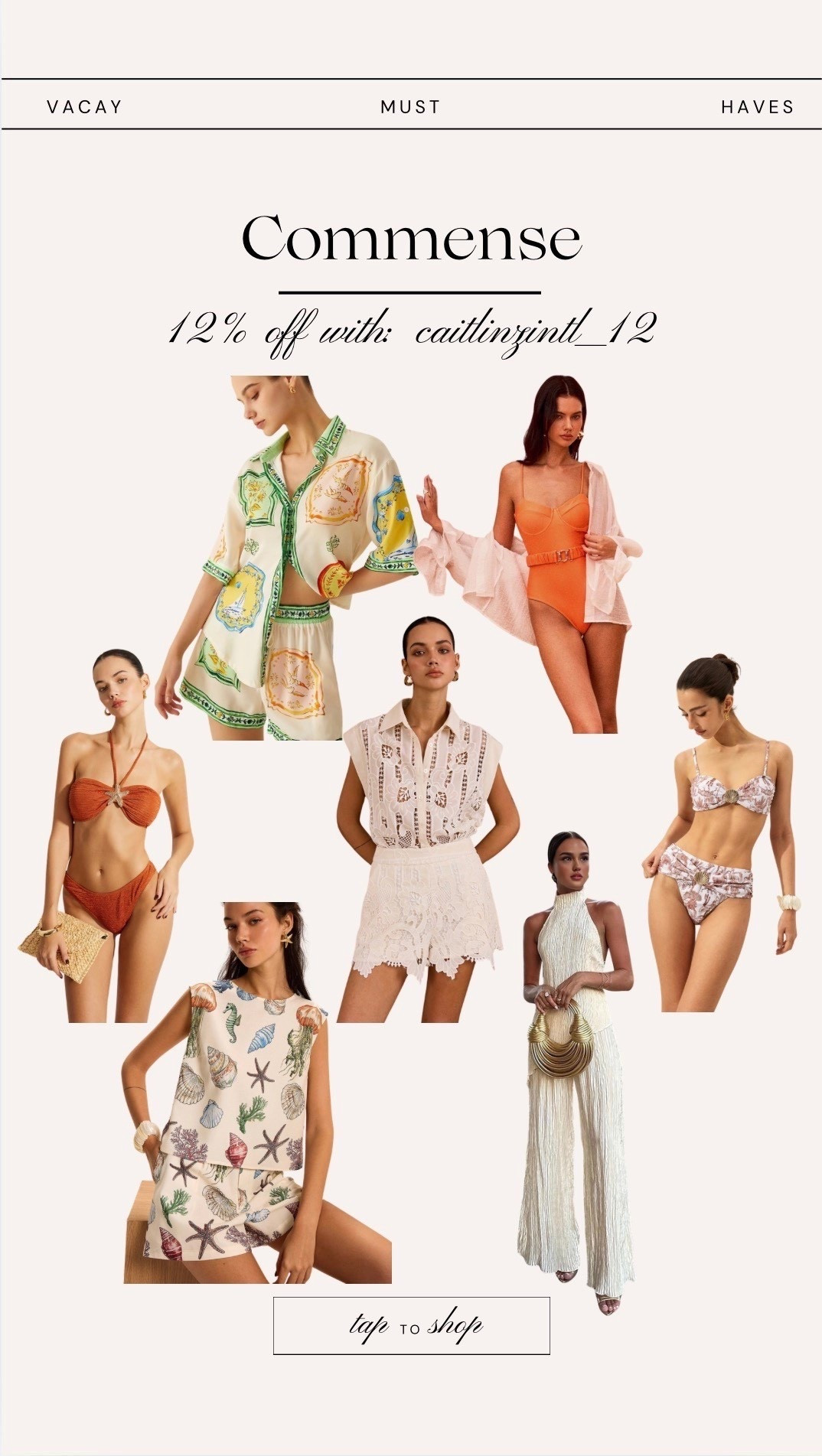 Vacation outfits, beach vacation style, swimwear – take 12% off with code caitlinzintl _12

#LTKSaleAlert #LTKTravel #LTKSeasonal