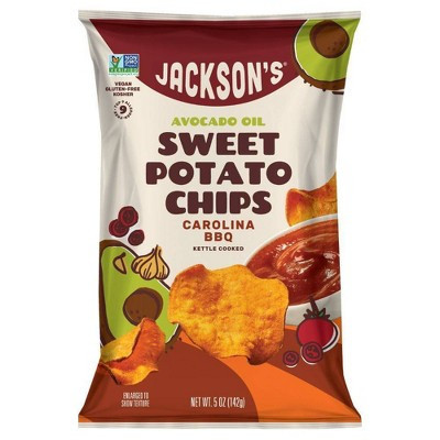 Jackson's Avocado Oil Sweet Potato Chips - Carolina BBQ 5oz | Target
