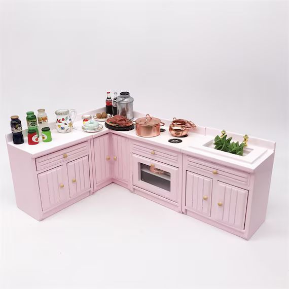 1:12 dollhouse miniature furniture accessories Mini kitchen | Etsy | Etsy (US)