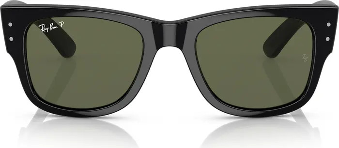Mega Wayfarer 52mm Polarized Square Sunglasses | Nordstrom