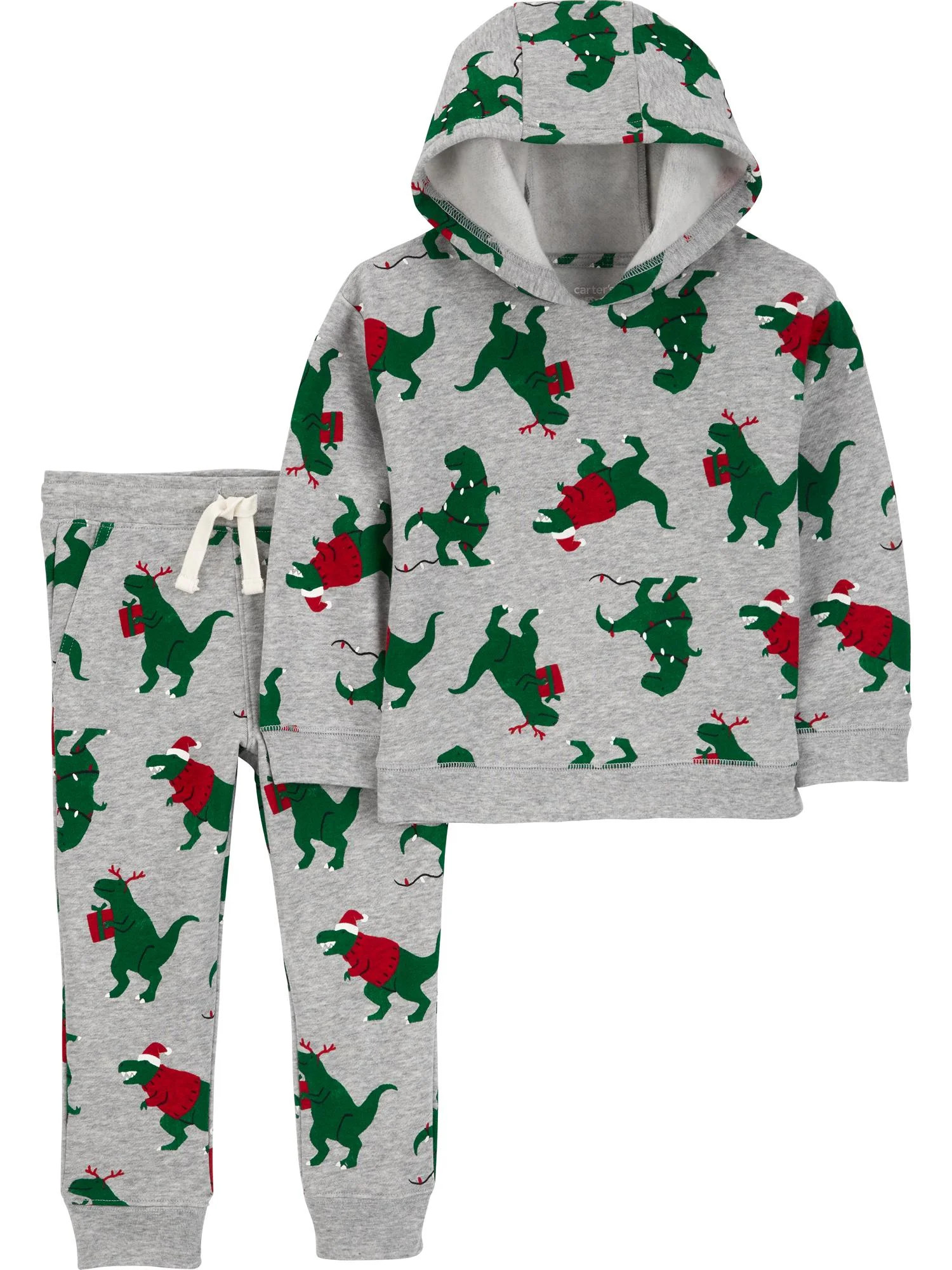 Carter's Child of Mine Toddler Boy Xmas Dino Set, 2 Piece, Sizes 12 Months - 5T | Walmart (US)