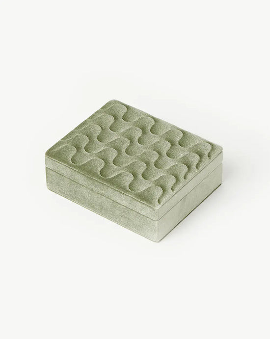 Green Velvet Jewellery Box | Missoma UK | Missoma UK