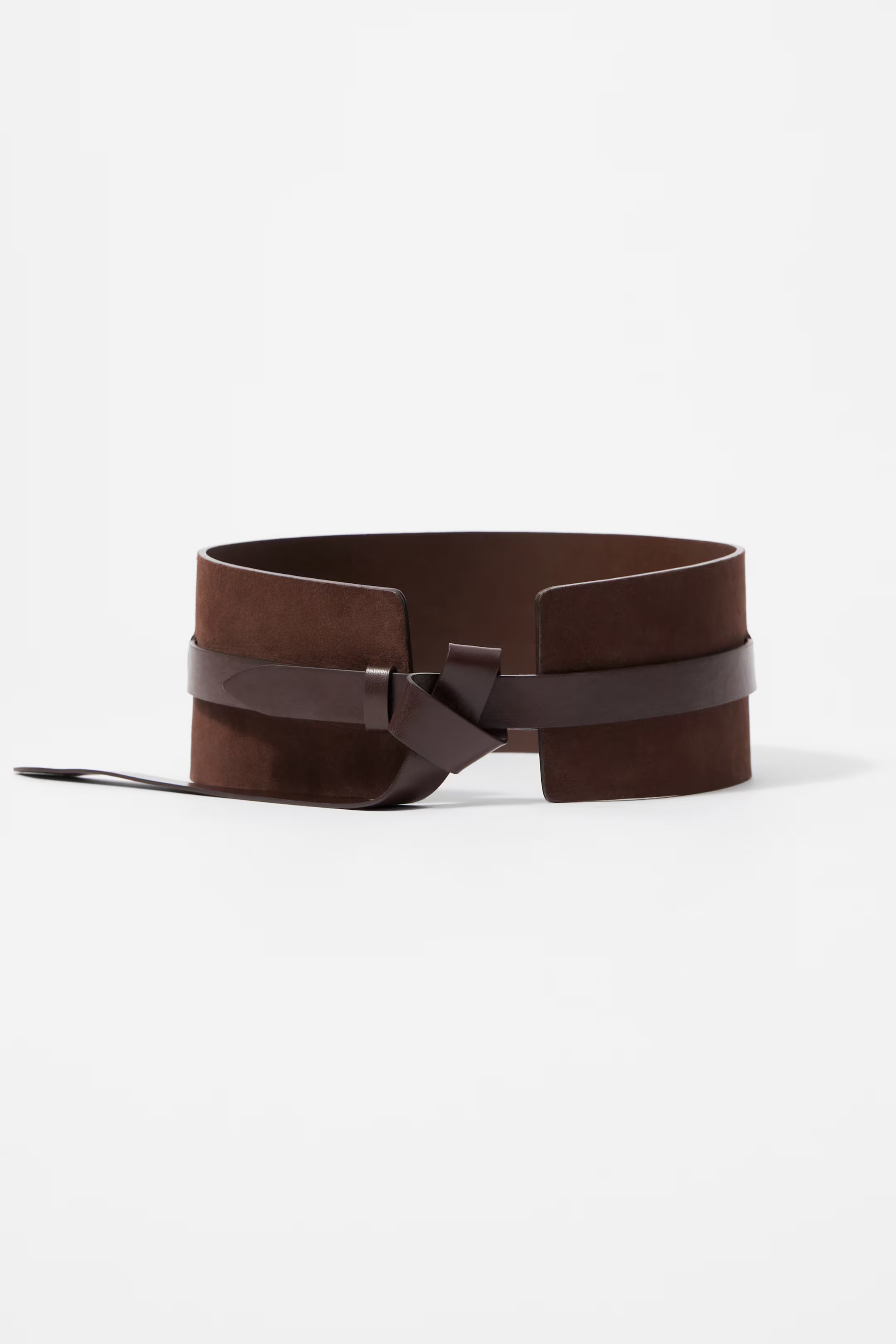 Leather-Trimmed Suede Waist Belt | H&M (UK, MY, IN, SG, PH, TW, HK)