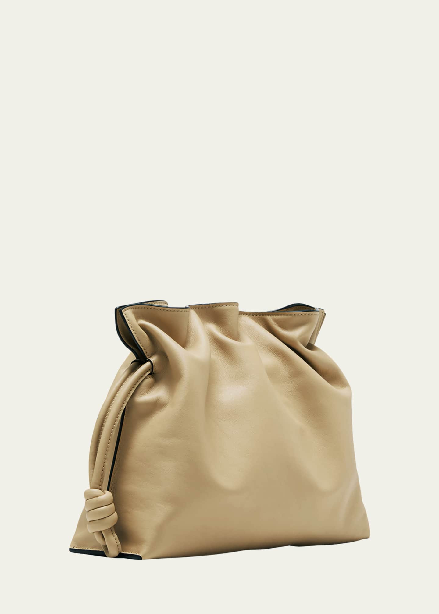 Loewe Flamenco Drawstring Knot Clutch Bag | Bergdorf Goodman