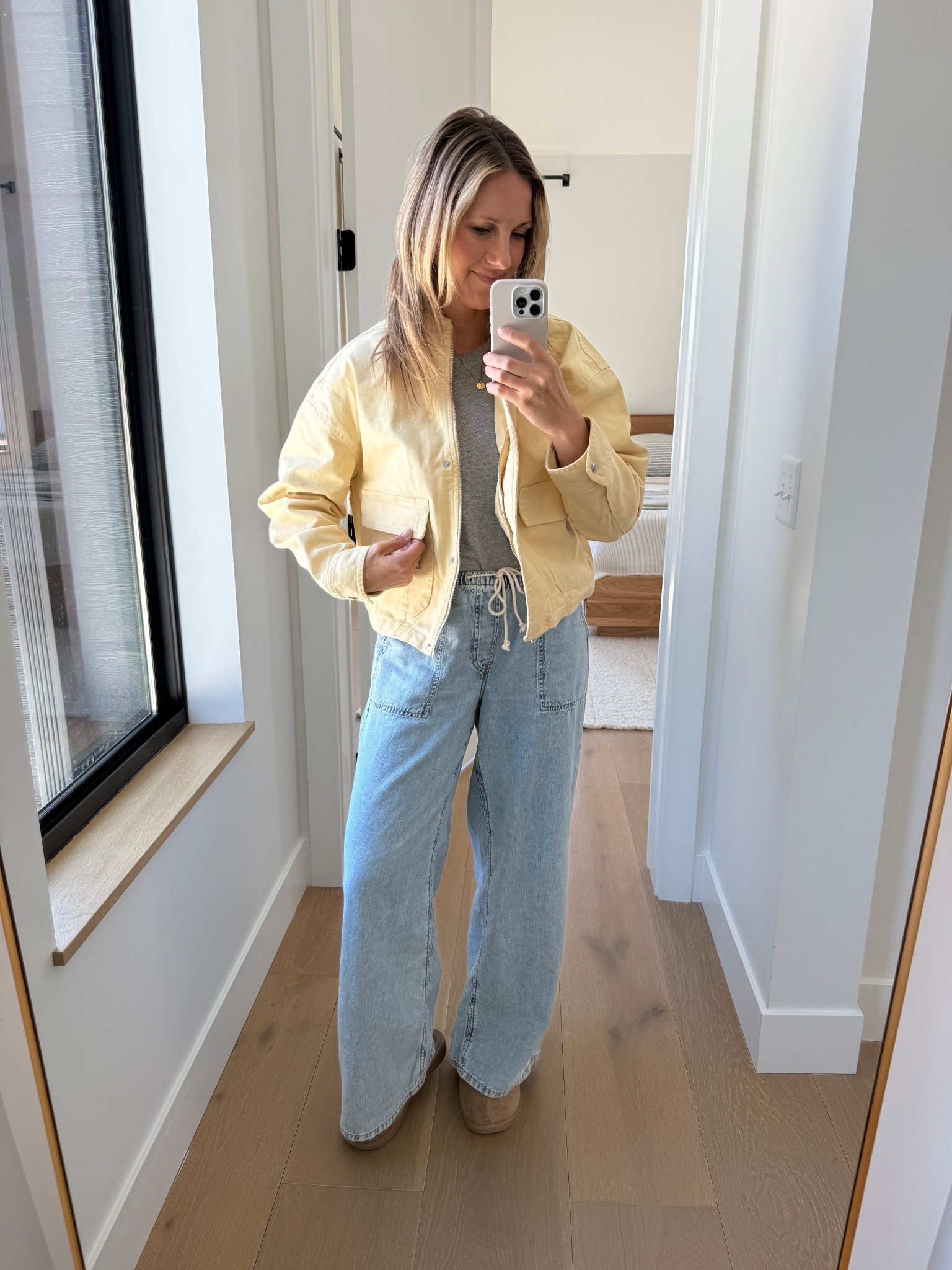 Cutie butter yellow jacket for spring 🧈

#LTKSaleAlert #LTKOver40