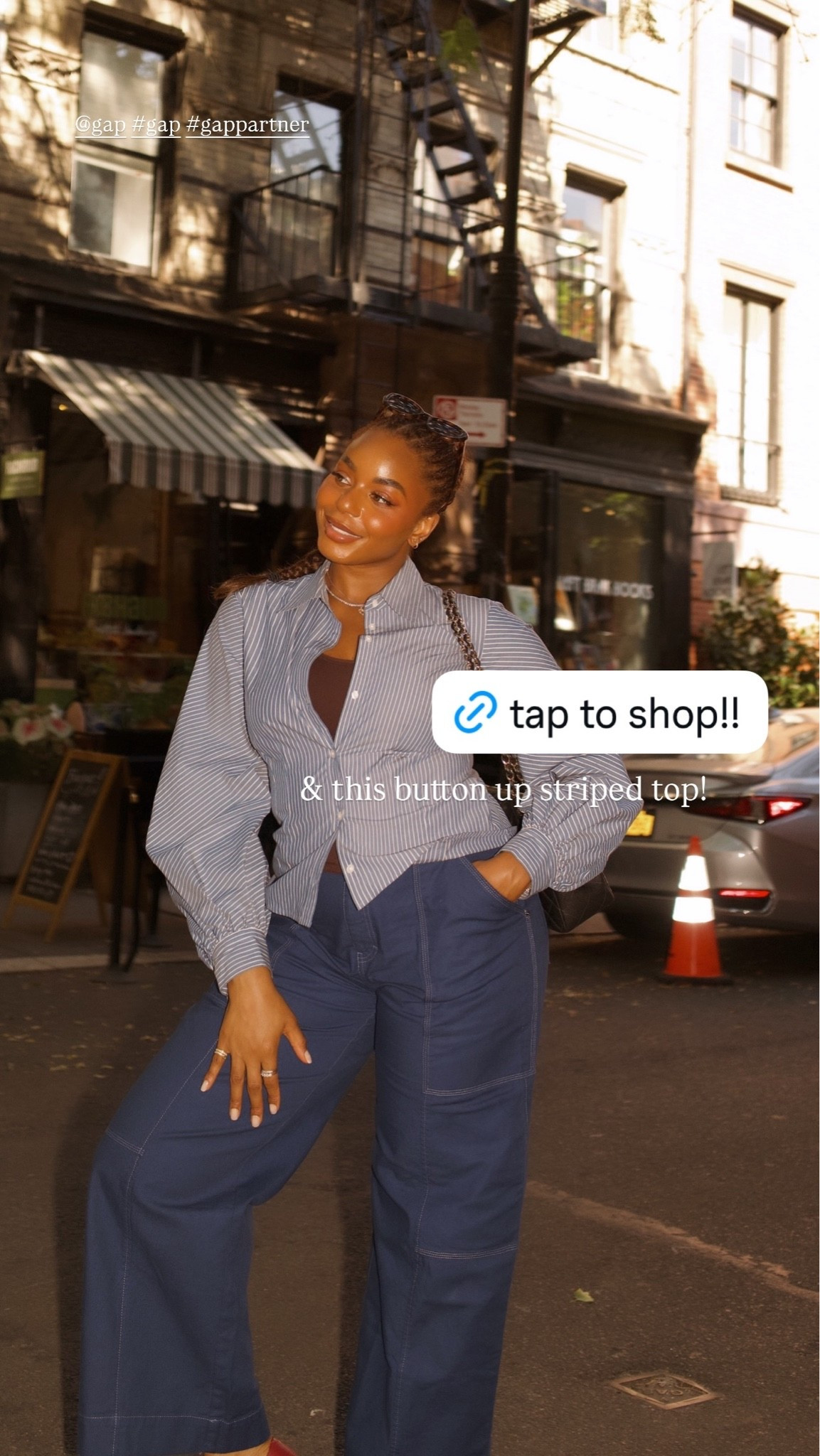 The new GAP x APC collaboration is here! Love this puff sleeve striped button up shirt and the dark denim jeans. So cute! Shop my casual fall outfit below … For more links to fall outfits women, wedding guest dress summer, date night outfits, fall wedding guest dresses, country concert outfits, teacher outfits, business casual workwear, fall decor, concert outfit ideas, work outfits, follow me on LTK! ✨

#LTKfall #LTKstyletip #LTKworkwear