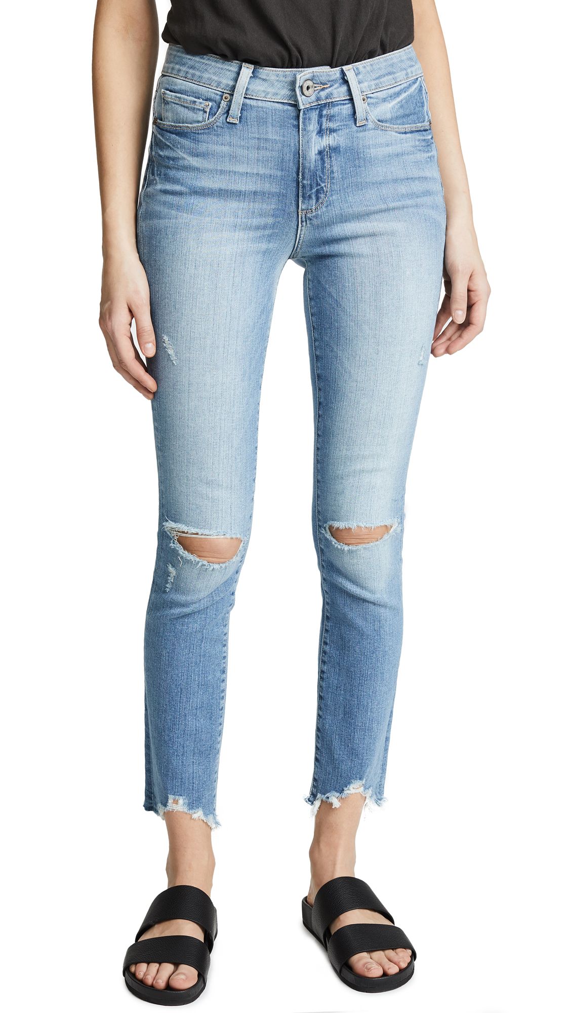 PAIGE Hoxton Ankle Peg Skinny Jeans | Shopbop