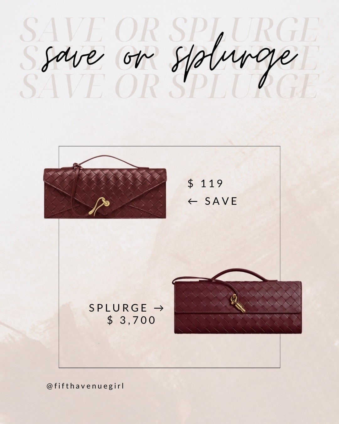 The Bottega Veneta Andiamo Long Clutch or an affordable dupe from JW Pei? 😍

#LTKbag #LTKstyletip #LTKdatenight