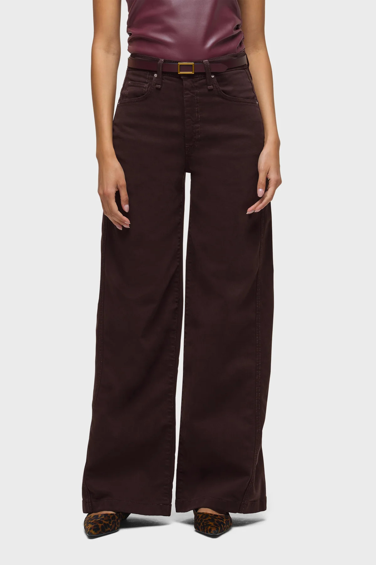 James High-Rise Wide Leg W/ Seaming | Hudson Jeans