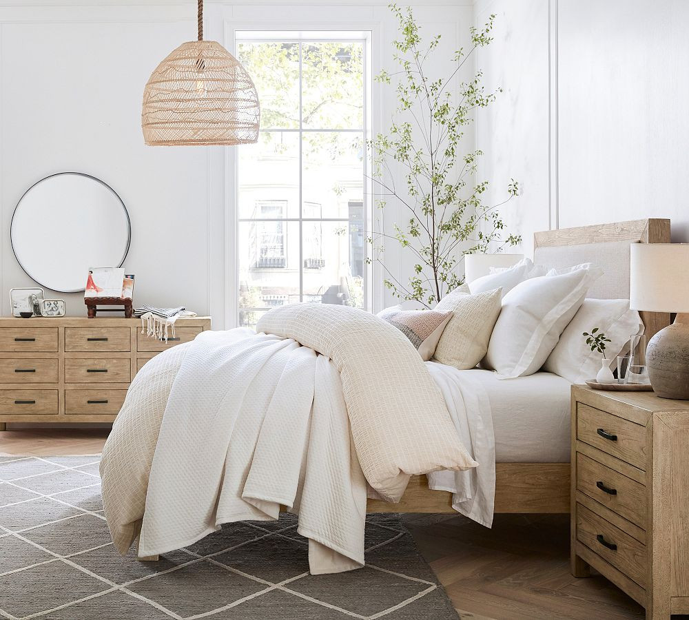 Flora Rattan Pendant (19"-23") | Pottery Barn (US)