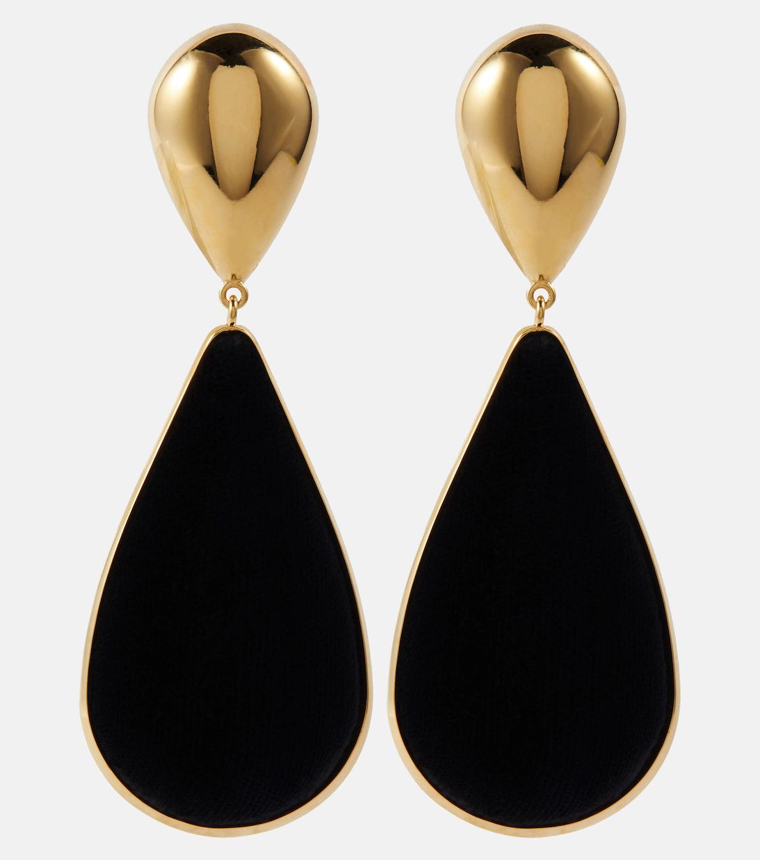 Hourglass velvet drop earrings | Mytheresa (US/CA)
