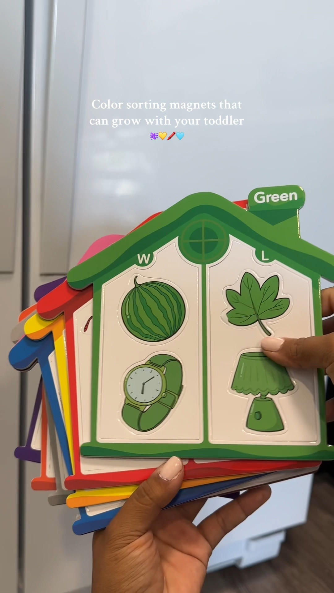 Color sorting magnets for toddler perfect for learning 

#LTKHome #LTKKids