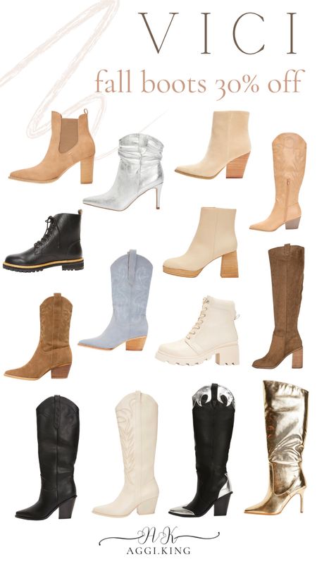 30% off fall boots 

#vici #boots #fall

#LTKGiftGuide #LTKSeasonal #LTKSale