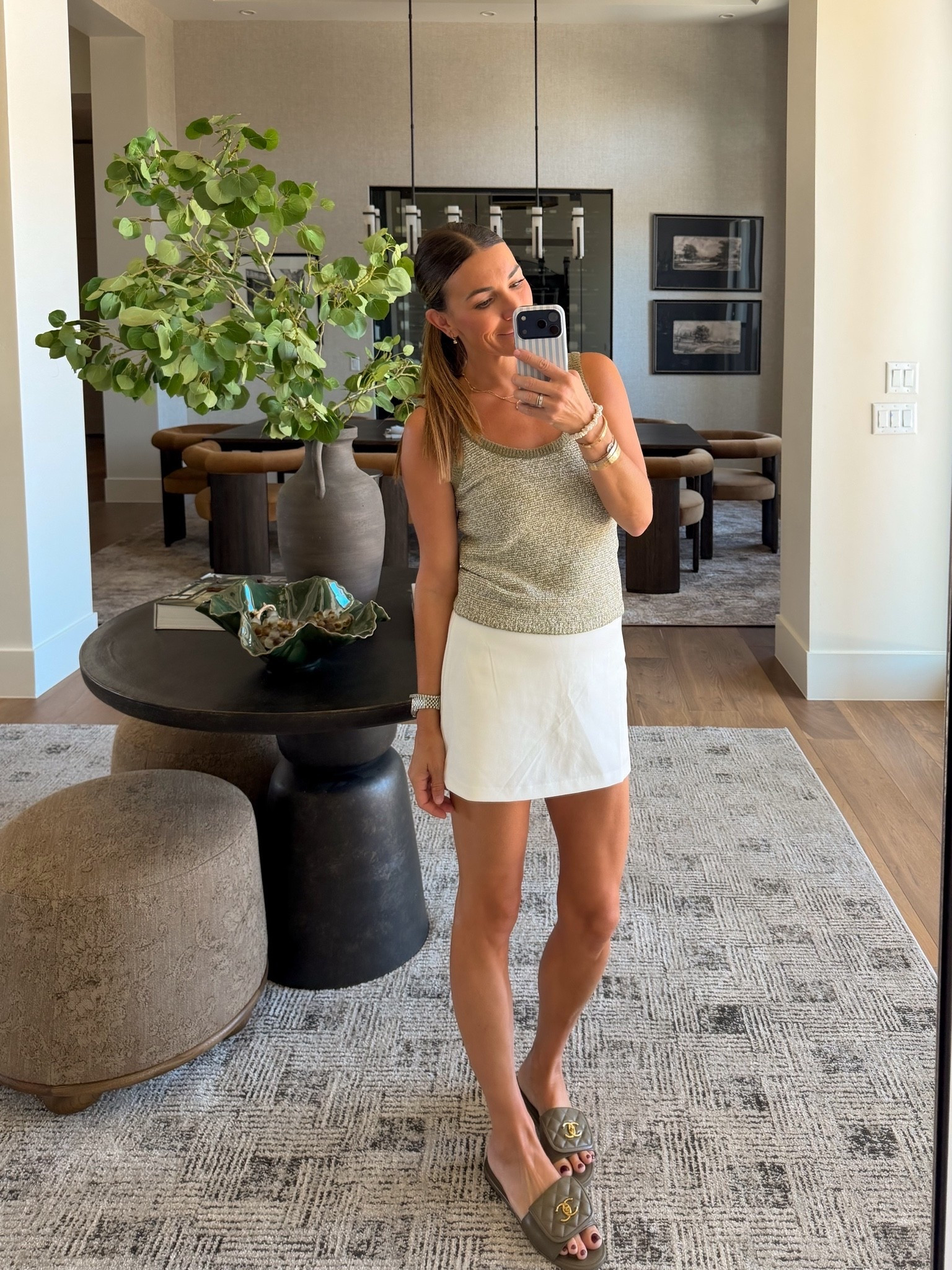 Top on sale! Also love a skort moment as a mom on the go. Elevated yet practical.

#LTKmomlife