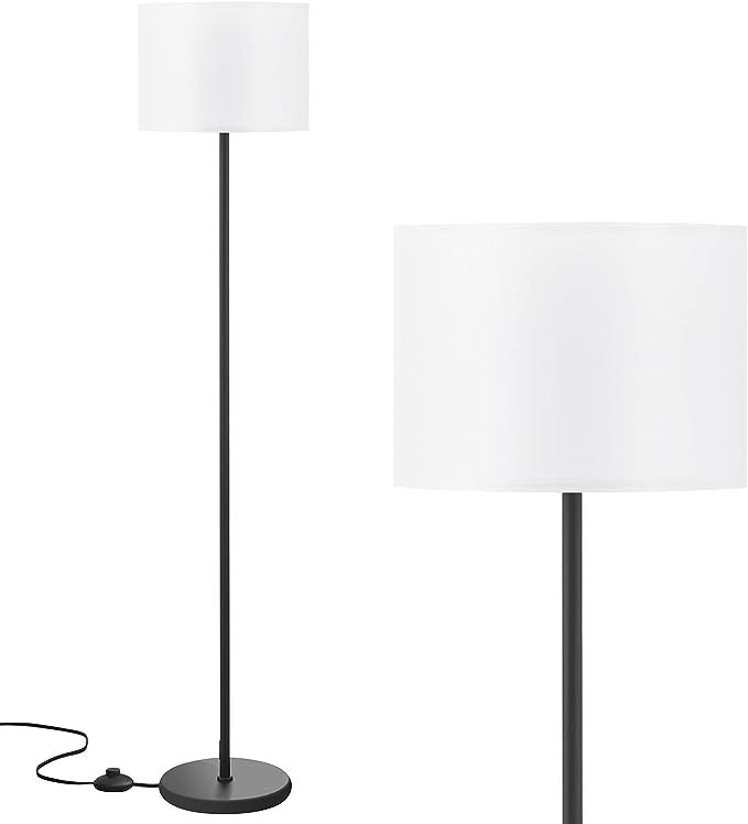 LED Floor Lamp Simple Design, Modern Floor Lamp with Shade, Tall Lamps for Living Room Bedroom Of... | Amazon (US)