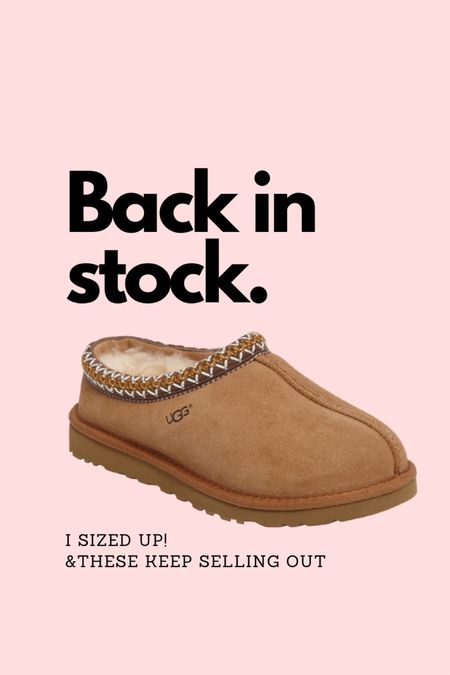 Ugg Tasman Slippers! 
Back in stock, hurry before they sell out! I ordered a size up! 
Ugg
Viral shoes
Ugg Tasman slippers 


#LTKGiftGuide #LTKshoecrush #LTKHoliday